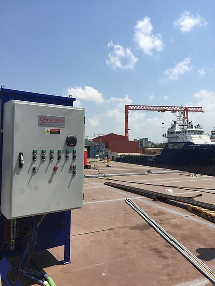 300 kW loadbank at a shipyard